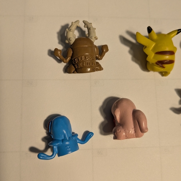 ✨ Rare Vintage Pokemon Pencil Toppers Lot of 9 - Picture 3 of 8